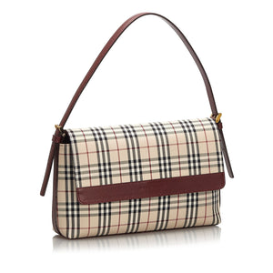 Burberry Brown House Check Canvas Shoulder Bag United Kingdom