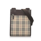 Burberry Brown House Check Canvas Crossbody Bag United Kingdom