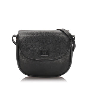 Burberry Black Calf Leather Crossbody Bag United Kingdom