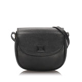 Burberry Black Calf Leather Crossbody Bag United Kingdom