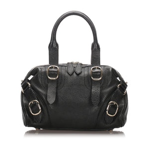 Burberry Black Calf Leather Handbag United Kingdom