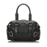 Burberry Black Calf Leather Handbag United Kingdom