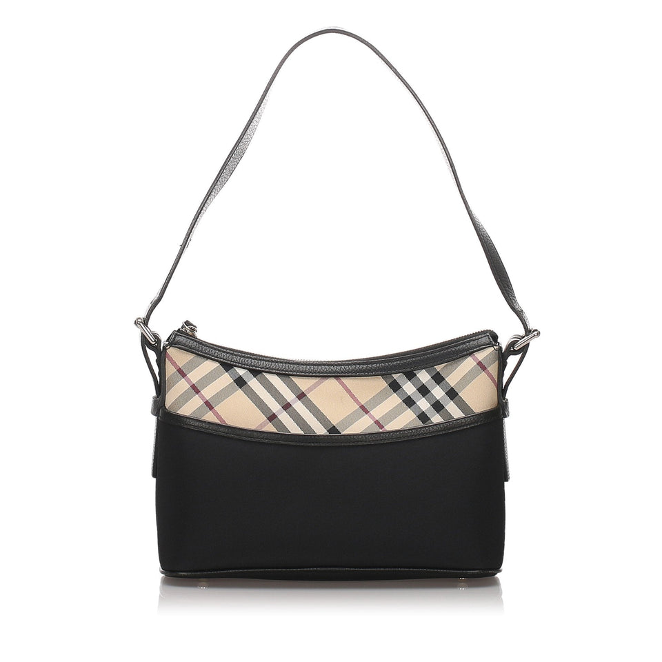 Burberry Black Nylon Fabric Shoulder Bag United Kingdom