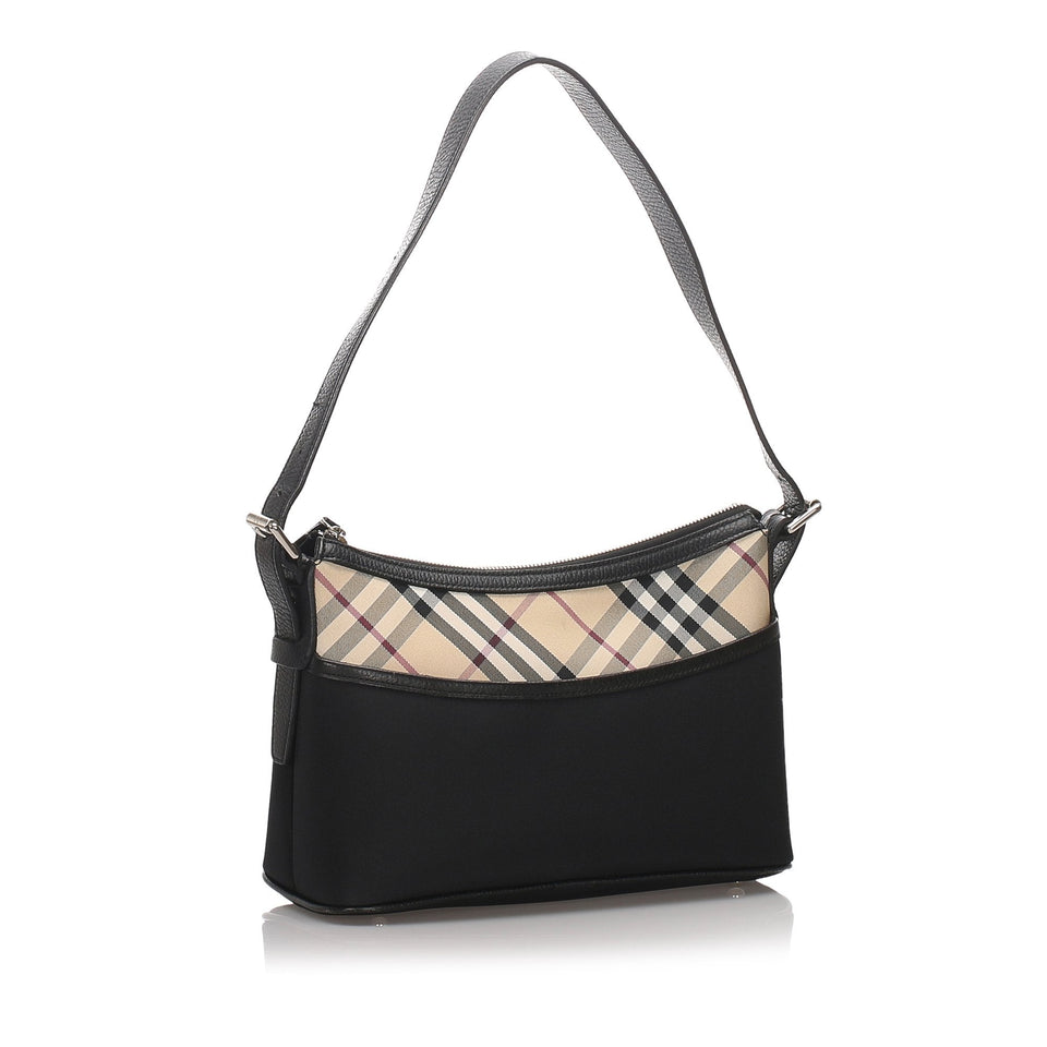 Burberry Black Nylon Fabric Shoulder Bag United Kingdom