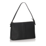 Burberry Black Calf Leather Shoulder Bag United Kingdom