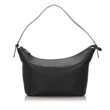 Burberry Black Calf Leather Shoulder Bag United Kingdom