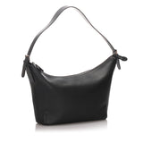 Burberry Black Calf Leather Shoulder Bag United Kingdom