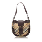 Burberry Brown Haymarket Check Shoulder Bag United Kingdom