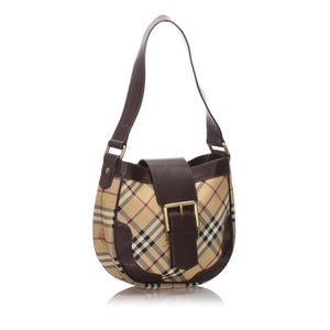 Burberry Brown Haymarket Check Shoulder Bag United Kingdom