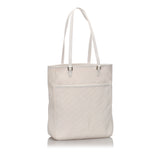 Dior White Canvas Fabric Oblique Tote Bag France