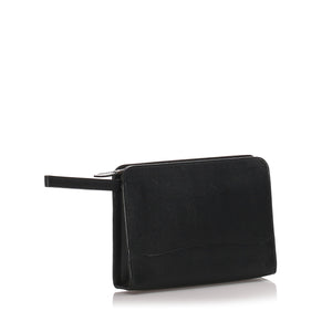 Burberry Black Calf Leather Clutch Bag United Kingdom
