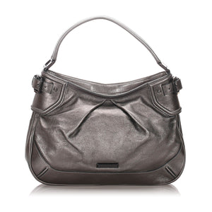 Burberry Gray Calf Leather Handbag United Kingdom