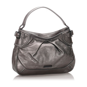 Burberry Gray Calf Leather Handbag United Kingdom