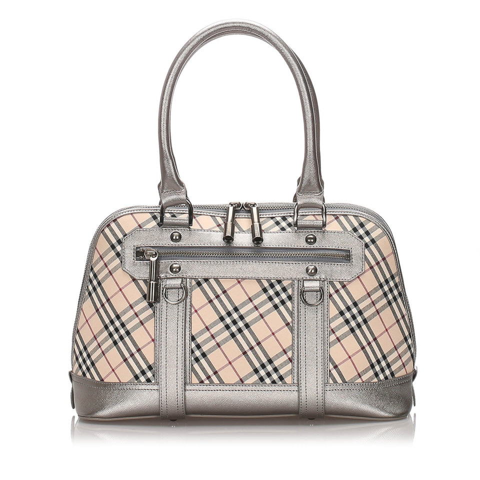 Burberry Brown Nova Check Canvas Shoulder Bag United Kingdom