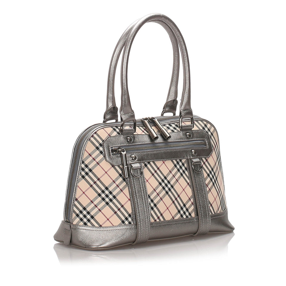 Burberry Brown Nova Check Canvas Shoulder Bag United Kingdom