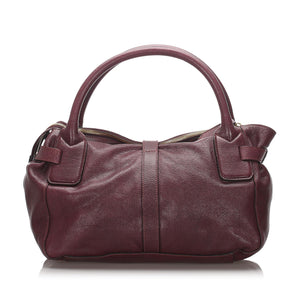 Burberry Red Calf Leather Shoulder Bag United Kingdom