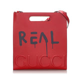 Gucci Red Calf Leather GucciGhost Tote Italy