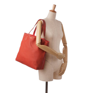 Red Hermes Clemence Double Sens 36 Tote Bag