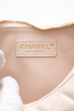 CHANEL 23P Ecru Light Beige Lambskin Quilted Small Hobo Bag