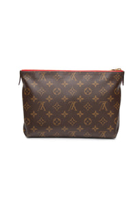 LOUIS VUITTON Monogram Pallas Cerise Clutch