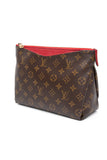 LOUIS VUITTON Monogram Pallas Cerise Clutch