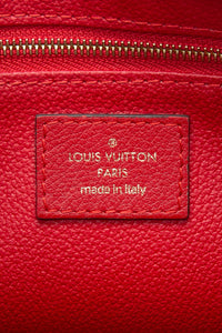 LOUIS VUITTON Monogram Pallas Cerise Clutch