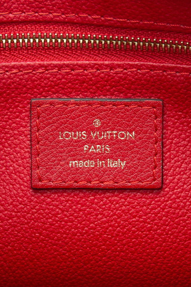LOUIS VUITTON Monogram Pallas Cerise Clutch