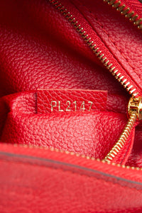 LOUIS VUITTON Monogram Pallas Cerise Clutch
