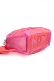 CHANEL Pink Nylon Waist Belt Bag