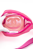 CHANEL Pink Nylon Waist Belt Bag