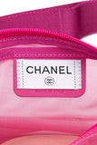 CHANEL Pink Nylon Waist Belt Bag