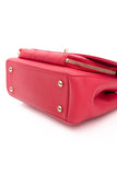 CHANEL Small Raspberry Caviar Quilted Business Affinity Flap Bag