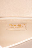 CHANEL Medium Blue Braided Tweed Calfskin Boy Bag