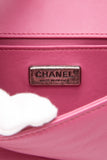 CHANEL Pink Galuchat Stingray Small Boy Flap Bag