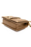 CHANEL Gold Python Quilted Boy Small Flap Bag