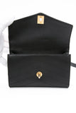 CHANEL Black Calfskin Chevron Stitched Coco Belt Bag
