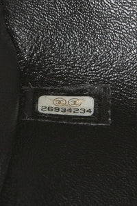 CHANEL Black Calfskin Chevron Stitched Coco Belt Bag