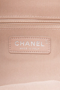 CHANEL Black, Pink, & White Canvas La Pausa Shopping Tote Bag