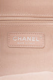 CHANEL Black, Pink, & White Canvas La Pausa Shopping Tote Bag