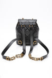 CHANEL 24S Black Quilted Lambskin Enamel and Gold Tone Hardware Backpack