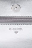 CHANEL 21K Gradient Metallic Rainbow Ombre Quilted Wallet on Chain WOC