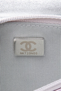 CHANEL 21K Gradient Metallic Rainbow Ombre Quilted Wallet on Chain WOC