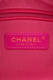 CHANEL 20S White Black Tweed Calfskin Chain Signature Bowling Crossbody Bag (New)