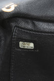 CHANEL Navy & Black Caviar Quilted Small CC Filigree Flap