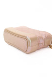 CHANEL Light Pink Iridescent Aged Calfskin Quilted Small Gabrielle Hobo Bag