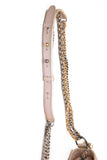 CHANEL Light Pink Iridescent Aged Calfskin Quilted Small Gabrielle Hobo Bag