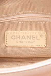 CHANEL Light Pink Iridescent Aged Calfskin Quilted Small Gabrielle Hobo Bag