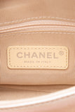 CHANEL Light Pink Iridescent Aged Calfskin Quilted Small Gabrielle Hobo Bag