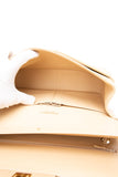 CHANEL Beige Caviar Quilted Jumbo Classic Double Flap Bag