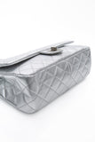 CHANEL Metallic Silver Lambskin Quilted 2.55 Reissue 277 Flap Bag